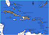 Caribbean Islands Map